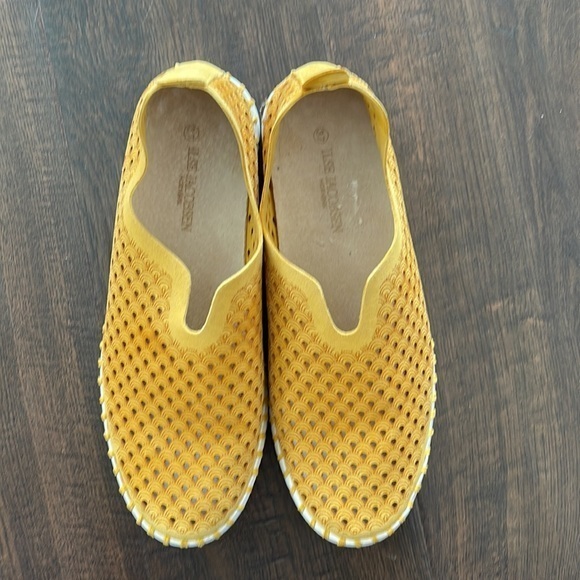 ILSE JACOBSEN Gold/Yellow Tulip Shoes‎ Stretch Comfort Trendy Size 37 (Size 7) - Picture 3 of 8